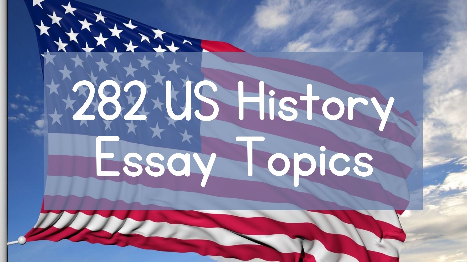 united states history topics