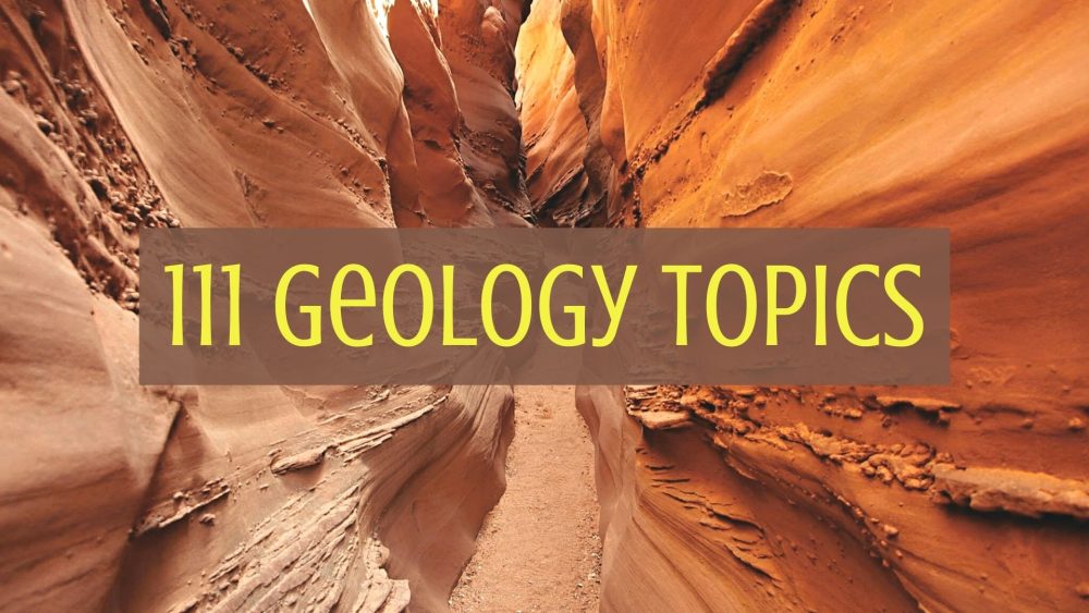 geology topics
