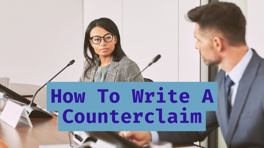 addressing counterclaim in essay